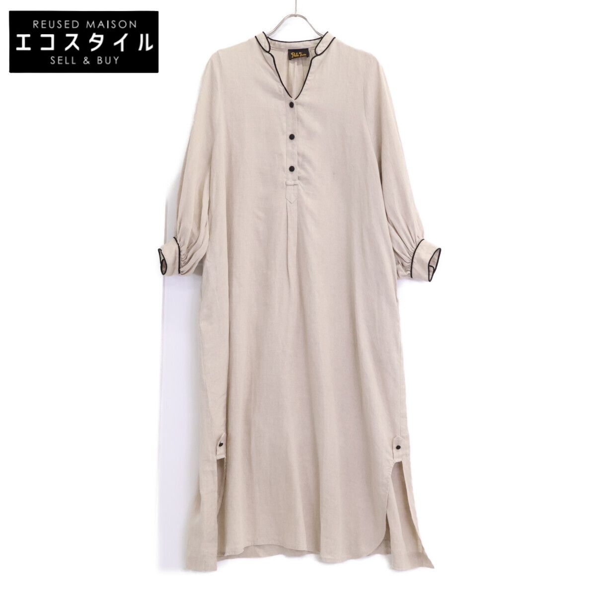 Pale Jute　ペールジュート　【美品】PJ-2022SS-01 オリジナルリネン ロングスリーブ　F