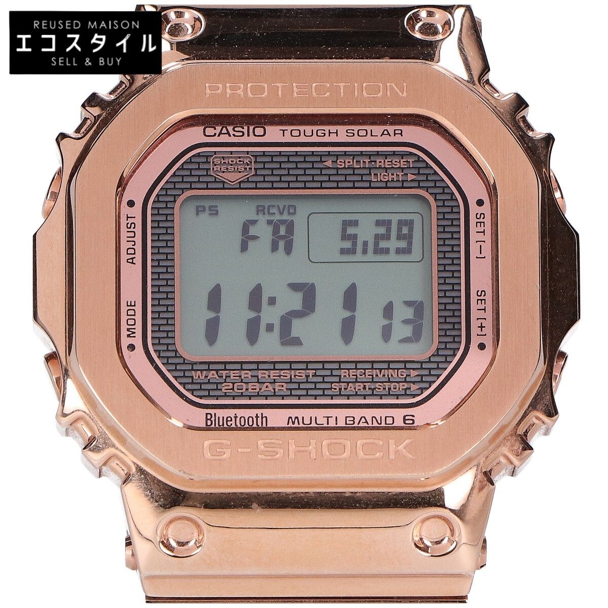 G-SHOCK　ジーショック　【美品】GMW-B5000GD-4DR FULL METAL 5000 SERIES マルチバンド6 タフソーラー電波