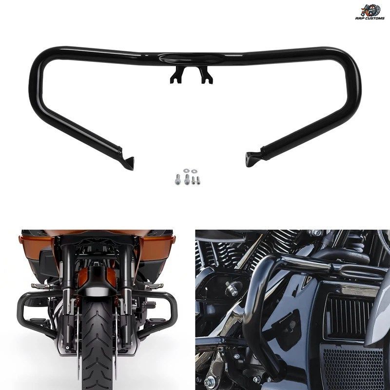 モーターサイクル用チョップドエンジンガード ハーレー CVO ロードグライド 2023-2025 ストリートグライド FLHX FLTRX 2024-2025