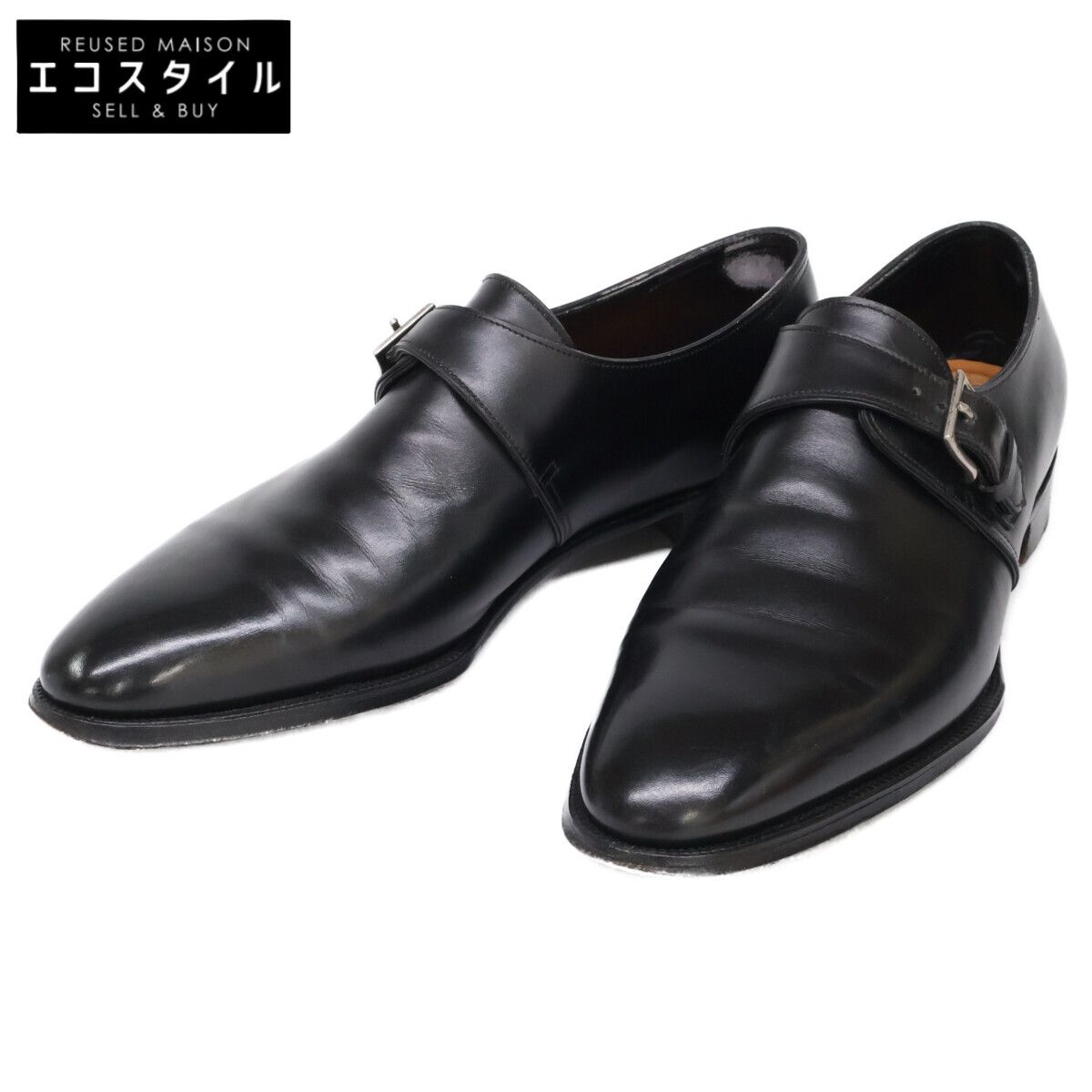 JOHN LOBB　ジョンロブ　21038 MATTA II マッタ2 ラスト7000 シングルモンクストラップ シューズ　8 1/2E