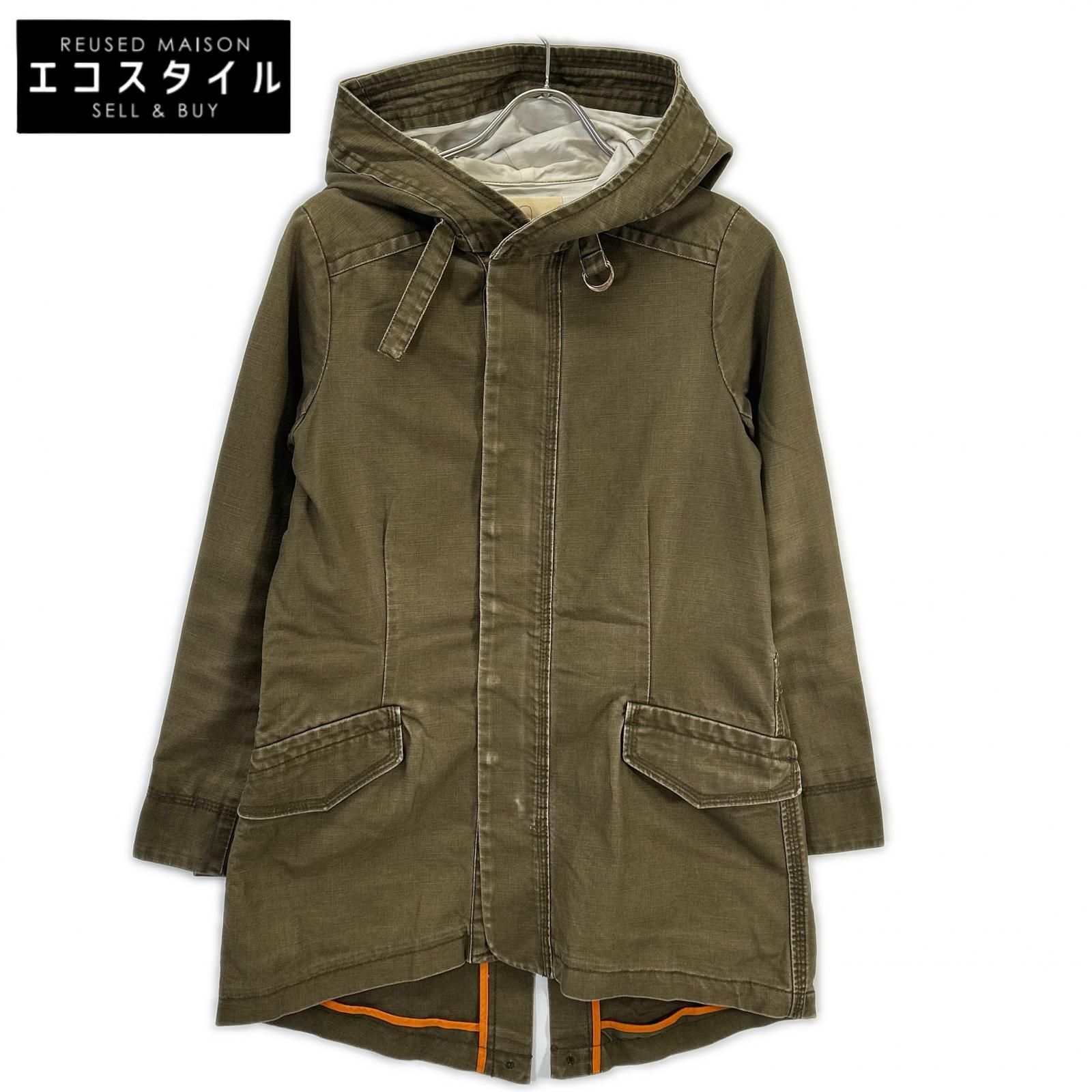Pallas Palace　パラスパレス　カーキ ミリタリージャケット モッズコート N1559　3