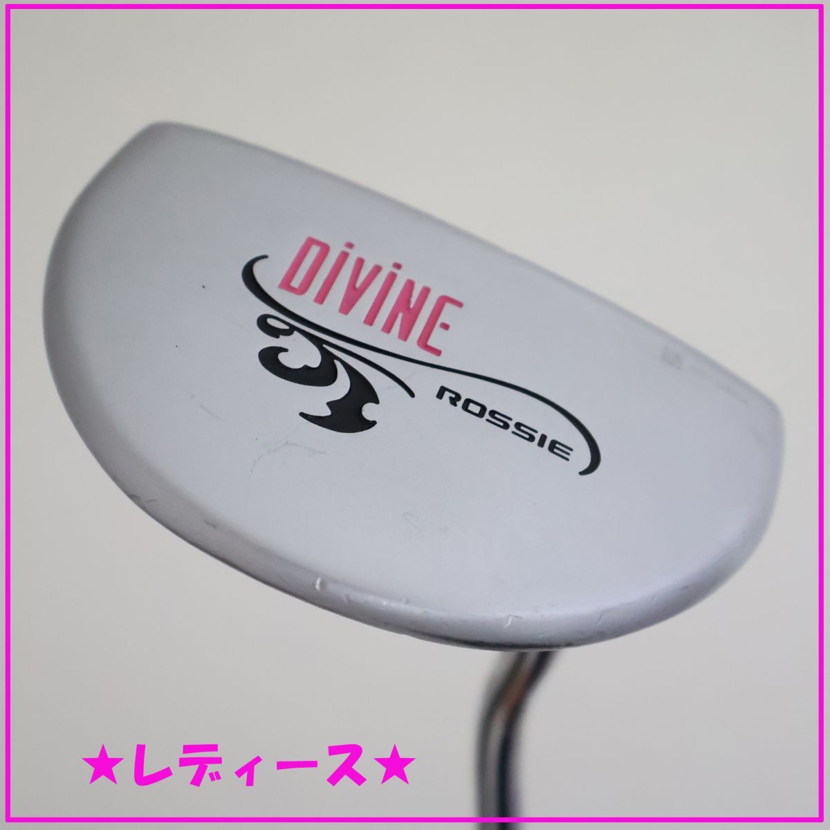 ●レディース！ODYSSEY☆オデッセイ★DIVINE☆ディヴァイン　ライン（ピンク）　ROSSIE　パター（89593