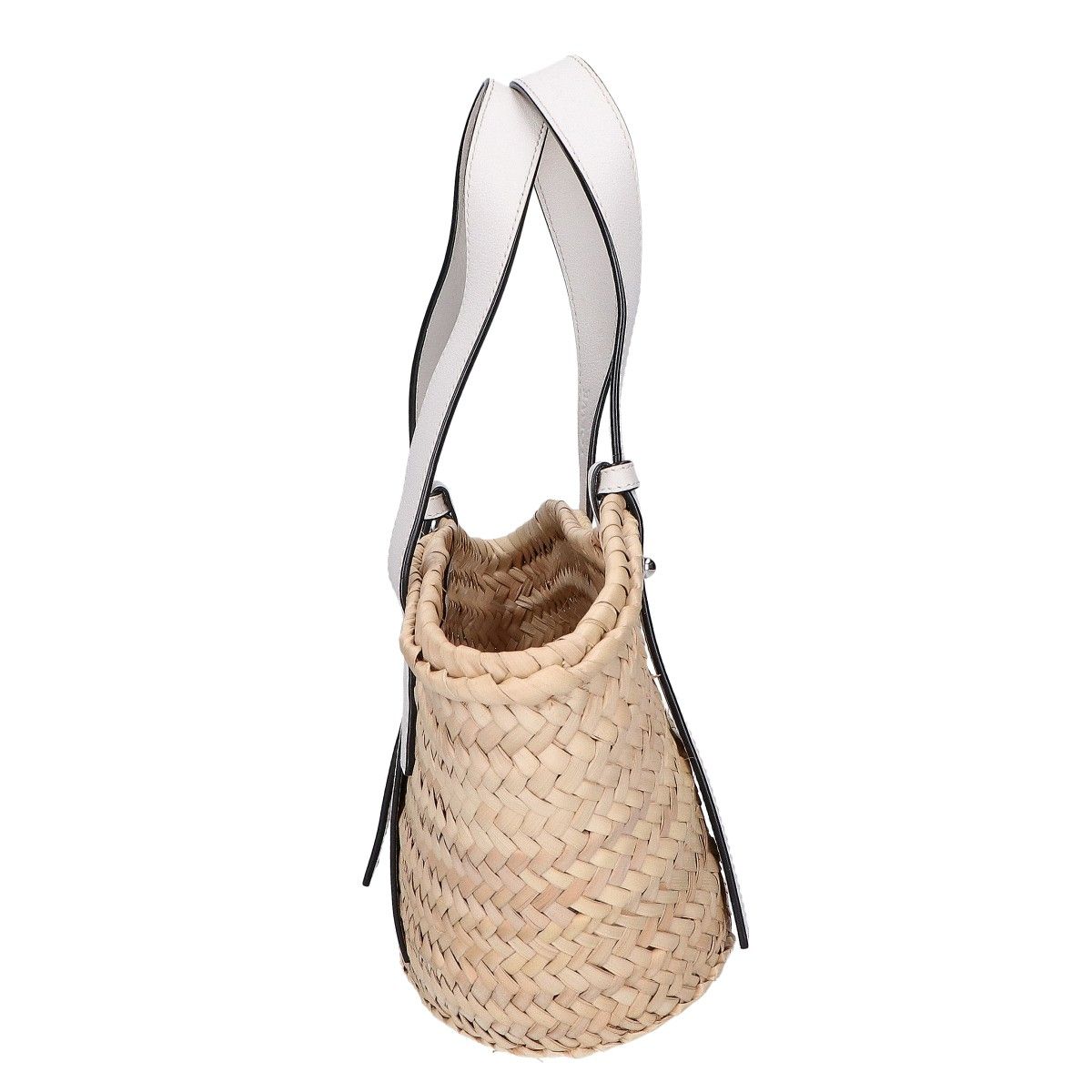 LOEWE ロエベ 【美品】バスケットバッグ スモール ヤシの葉&カーフ