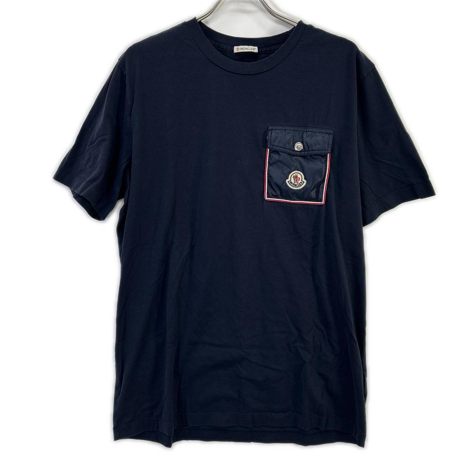 MONCLER モンクレール 21年製 ネイビー S/S Tシャツ L - メルカリ