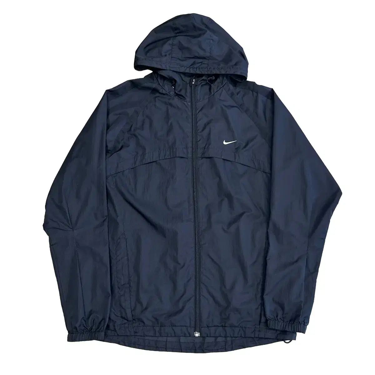 L NIKE ブラック フードウィンドブレーカー