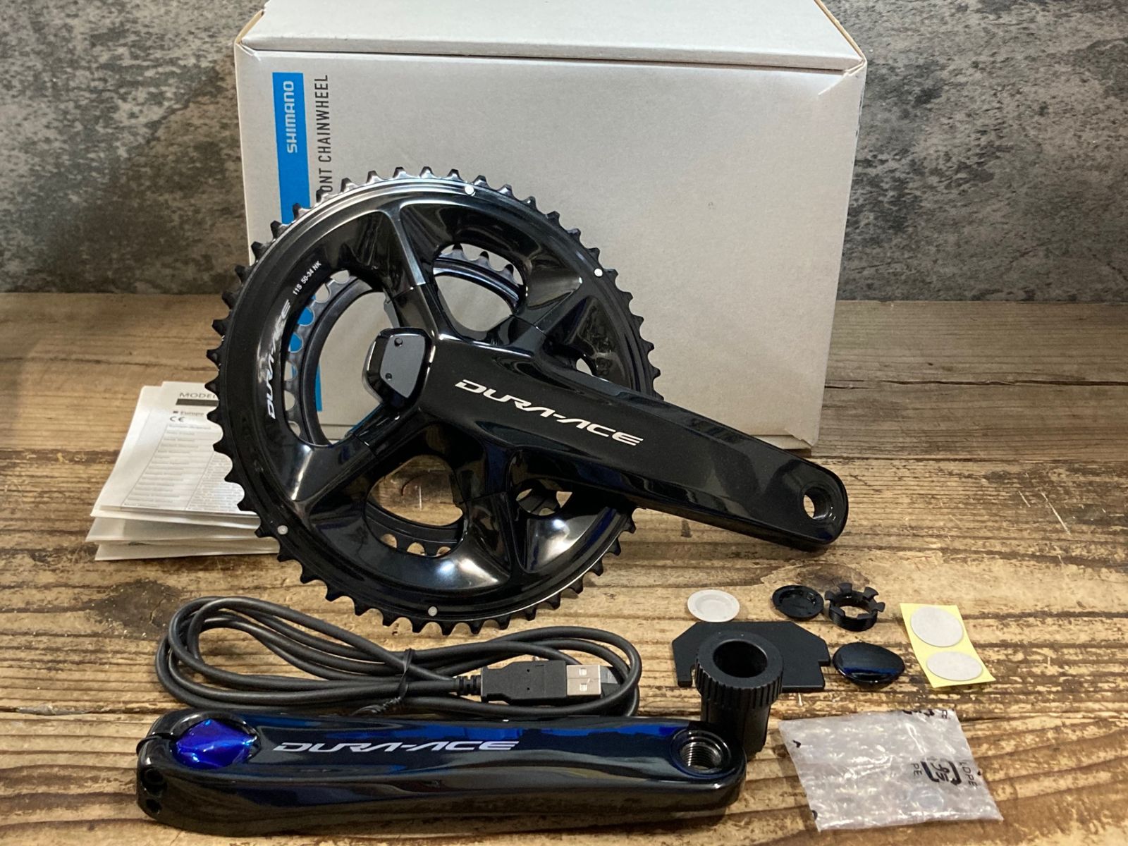 KE927 シマノ SHIMANO デュラエース DURA-ACE FC-R9200PX 170mm 52/36T 11S 両足計測パワーメーター 未使用 接続確認済み