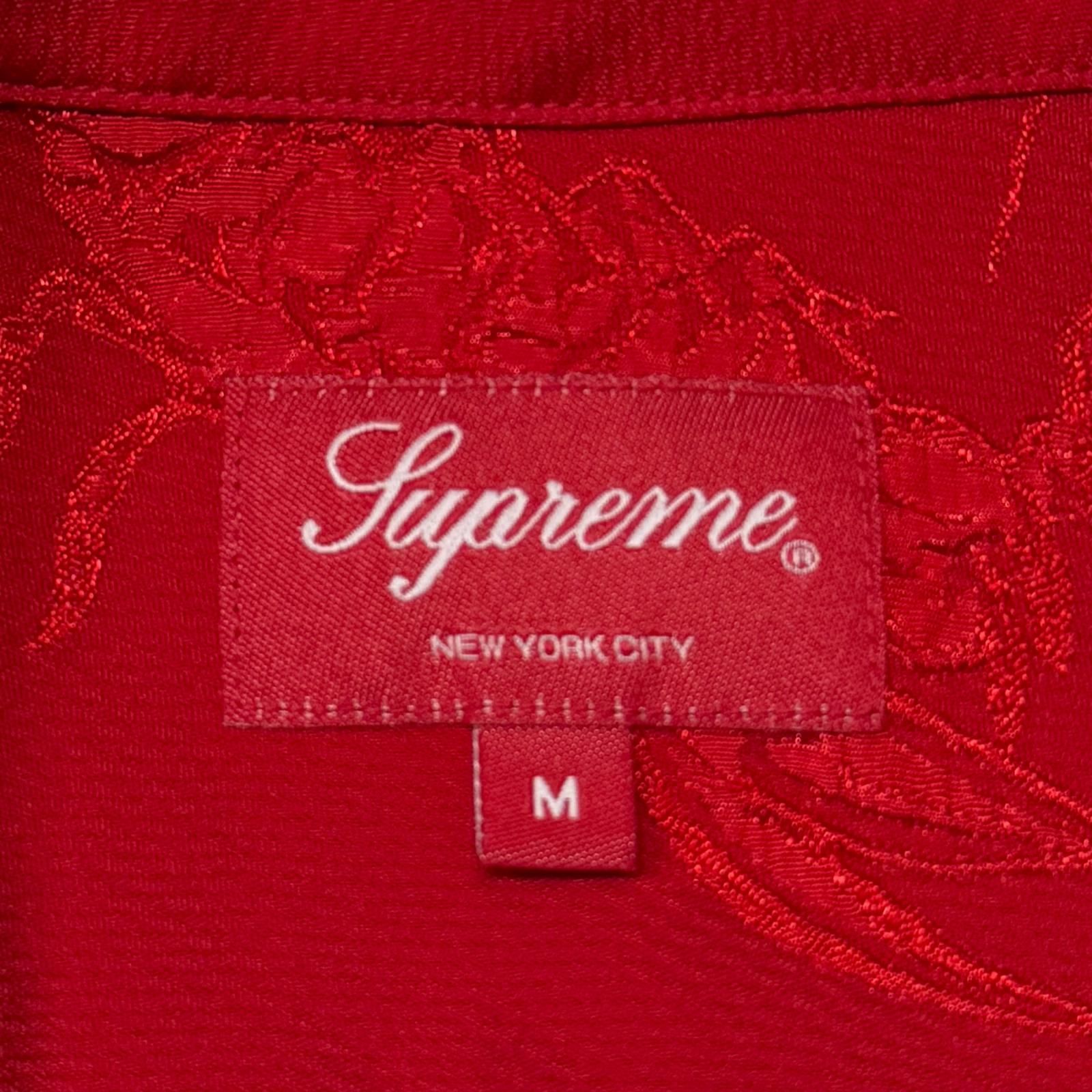 参考上代18700円 Supreme 21SS Scorpion Jacquard S/S Shirt