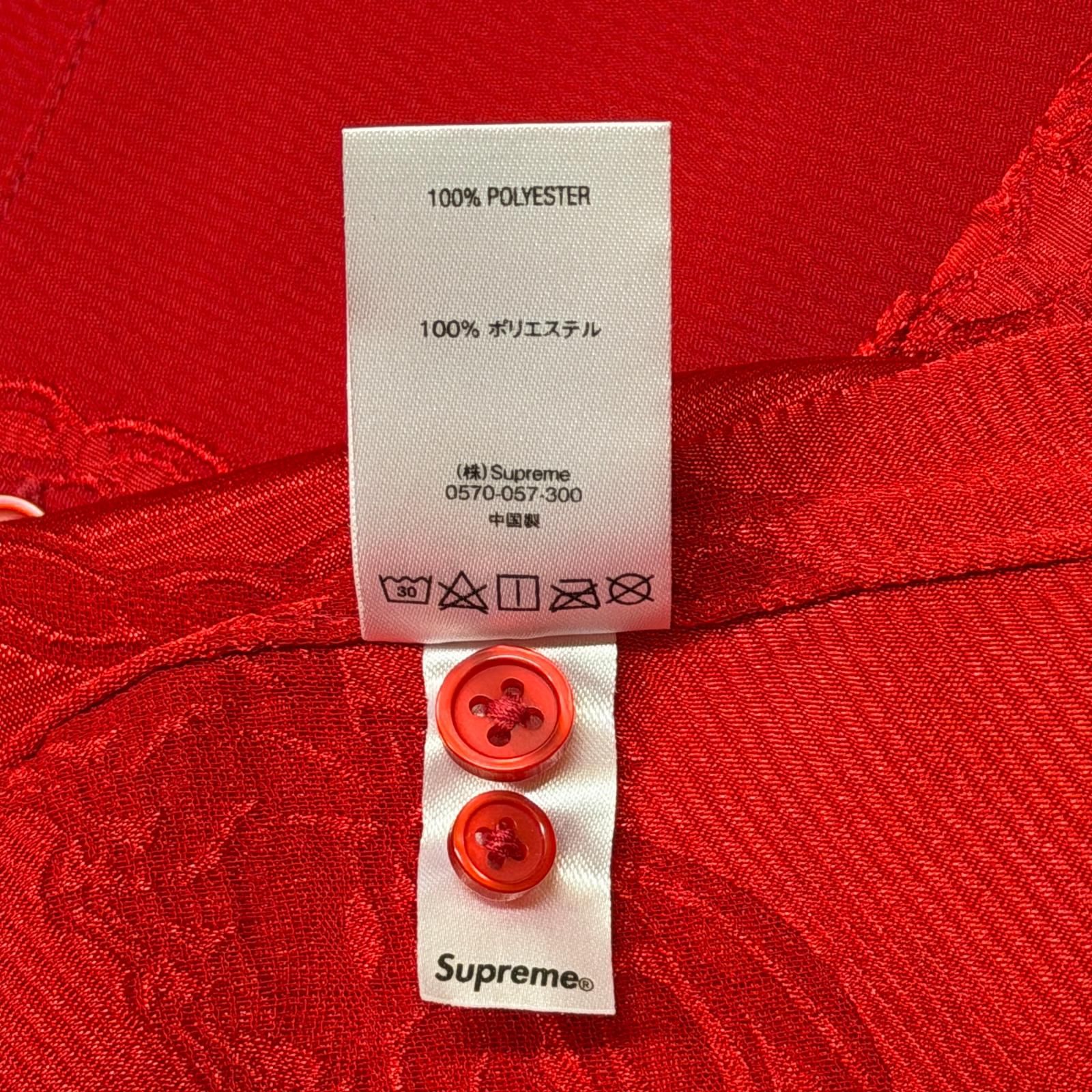 参考上代18700円 Supreme 21SS Scorpion Jacquard S/S Shirt