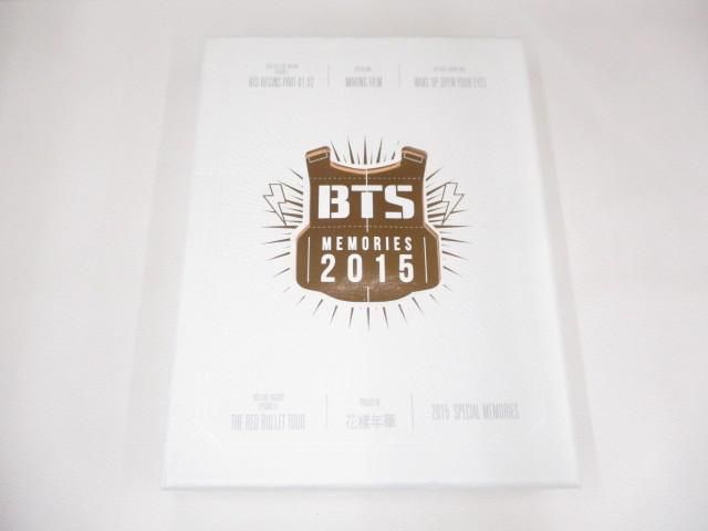 韓流 防弾少年団 BTS DVD MEMORIES OF 2015 中古品