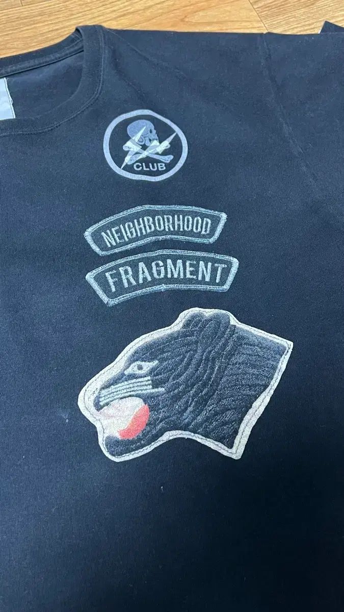 ネイバーフッド フラグメント デザイン 전사 プリンティング 半袖 Tシャツ