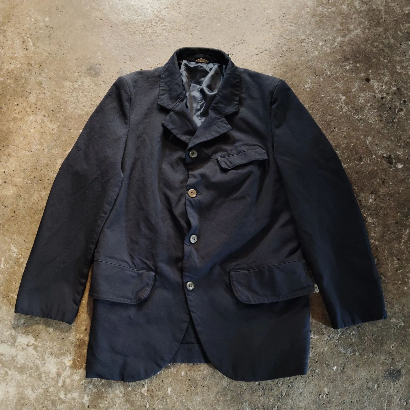 COMME des GRACONS HOMME DEUX 22aw エステル縮絨 4Bジャケット
