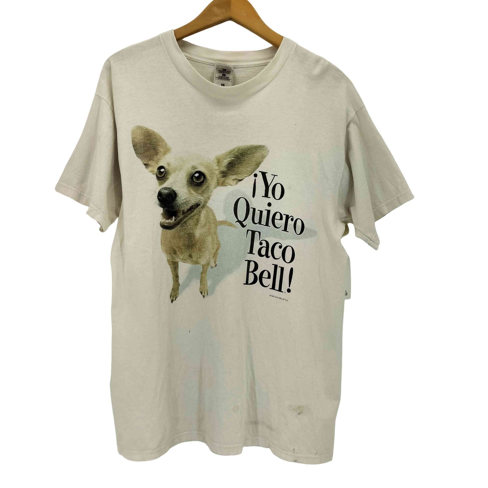 フルーツオブザルーム FRUIT OF THE LOOM 00S 企業プリント クルーネックTシャツ メンズ import：L
