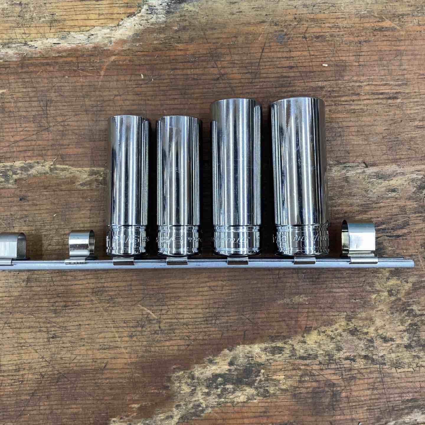 スナップオン Snap-on 差込3/8sq ディープソケット 4個 SF181 SF201 SF221 SF241【柏店】