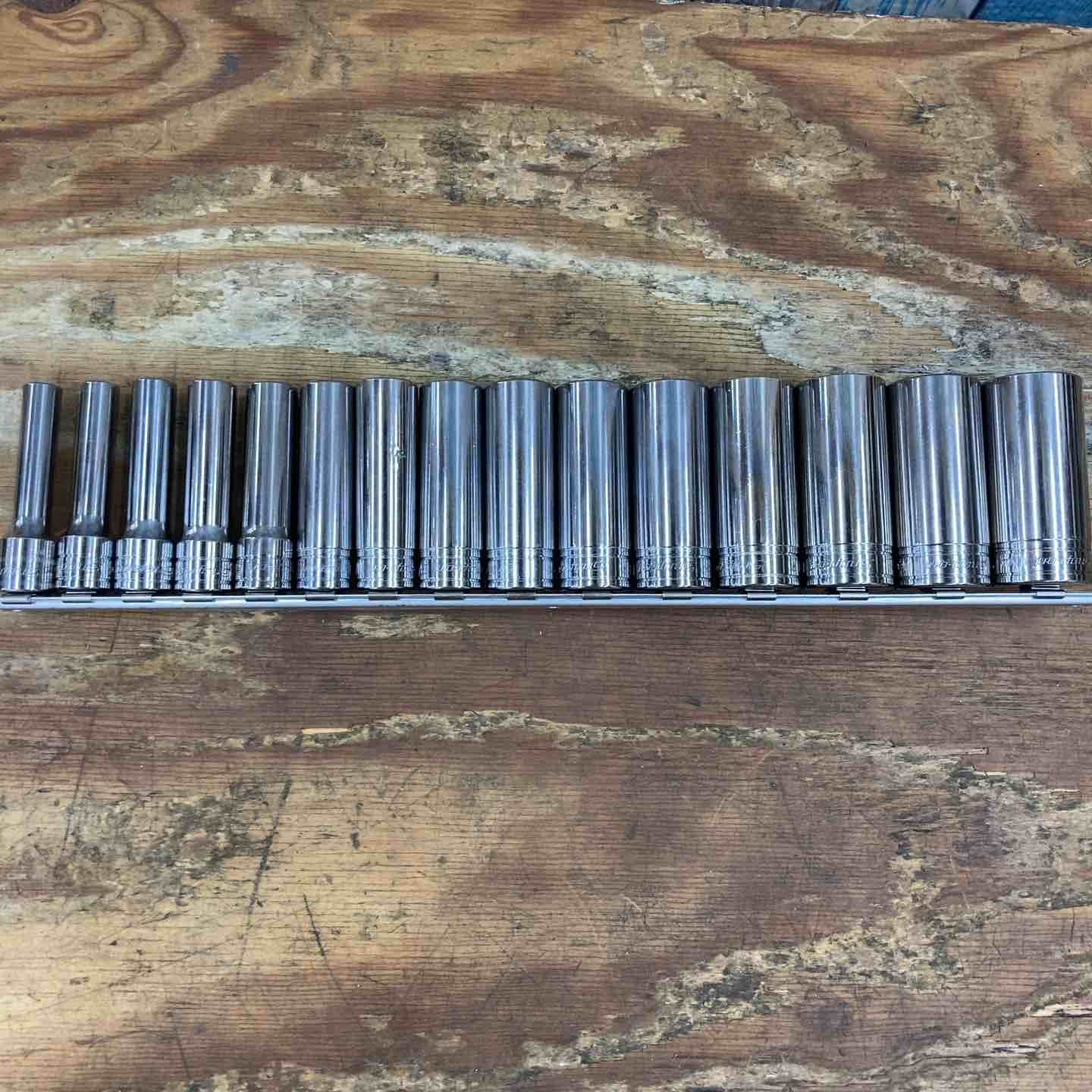 スナップオン(Snap-on) ソケット 15本セット S401/S361/S341/S321/S301/S281/S261/S241/S221/S201/S181A/S161A/S141A/S121A/SM10A【柏店】