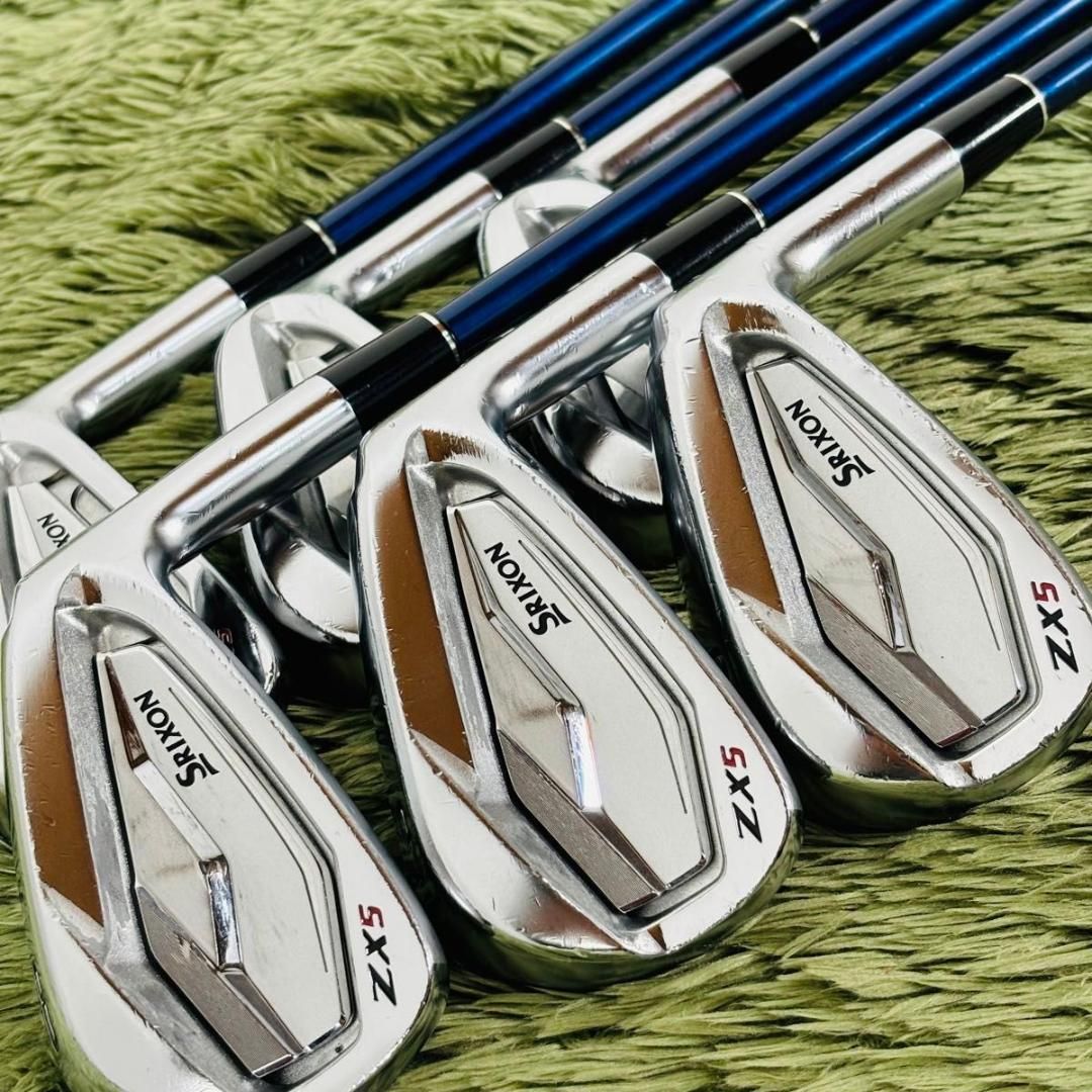 【中古】スリクソン ZX5 アイアン6本セット メンズゴルフ SRIXON ダンロップ DUNLOP Diamana ZX 60 ディアマナ カーボンシャフト 右利き 男性 flex R