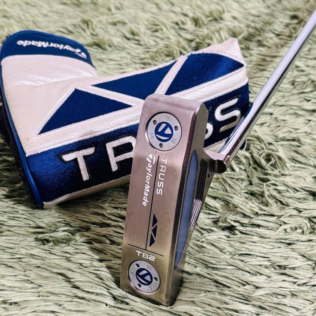 【中古】テーラーメイド トラス TB2 レフティ パター メンズゴルフ 初心者 大人気 TaylorMade TRUSS 左利き 男性