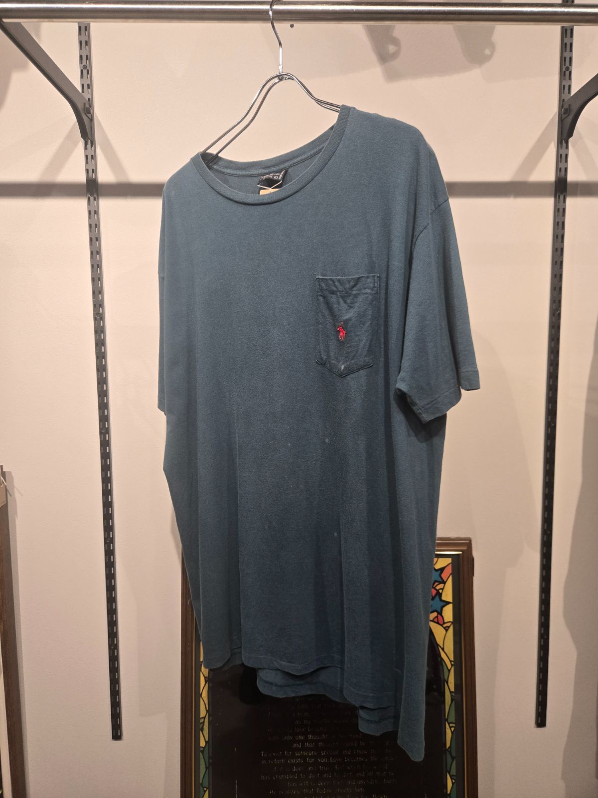 1990's Polo by Ralph Lauren　Pocket T-Shirt made in USA　SIZE : L　ラルフローレン　ポケT　USA製　90S