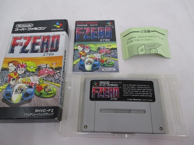 中古品 ゲーム スーパーファミコン ソフト F-ZERO エフゼロ 箱・取扱