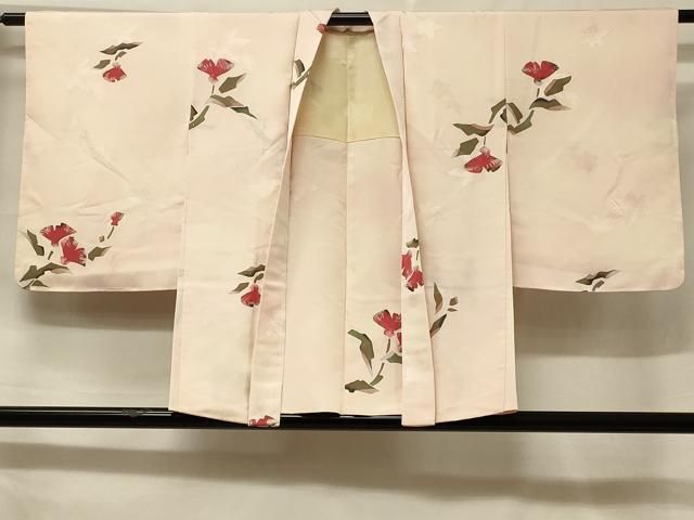 平和屋着物＃羽織　ろうけつ染め　草花文　正絹　逸品　未使用　CABF1257in