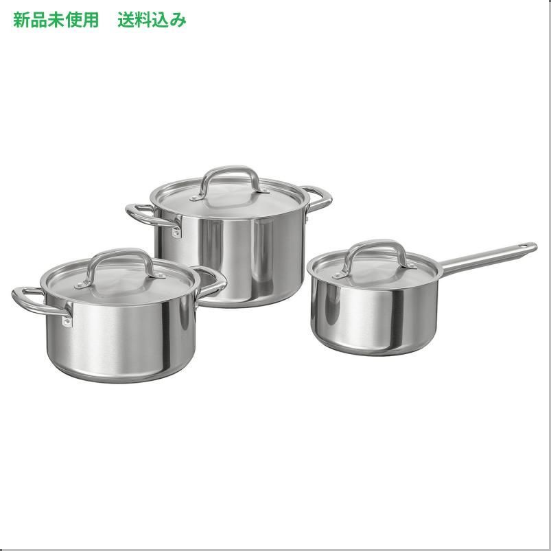 IKEA (イケア) 365プラス 調理器具6点セット - ステンレススチール 604.843.30