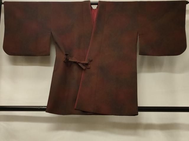 平和屋着物＃道中着　墨流し文様　暈し染め　洗える着物　CABF1261in