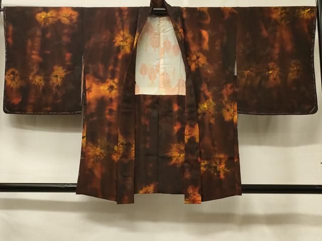 平和屋着物＃羽織　南天地紋　霞文　暈し染め　正絹　逸品　未使用　CABF1266in