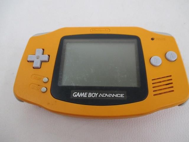 ジャンク品 ゲーム ゲームボーイアドバンス 本体 AGB-001 オレンジ 動作品 本体のみ