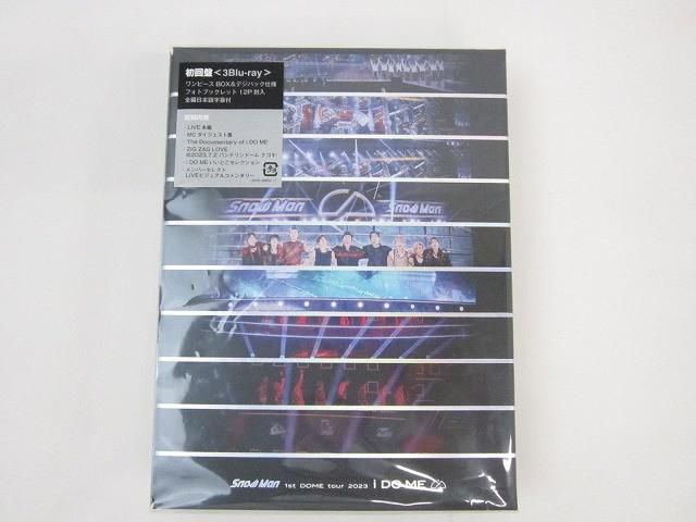 未開封 Snow Man 1st DOME tour 2023 i DO ME 初回盤 Blu-ray