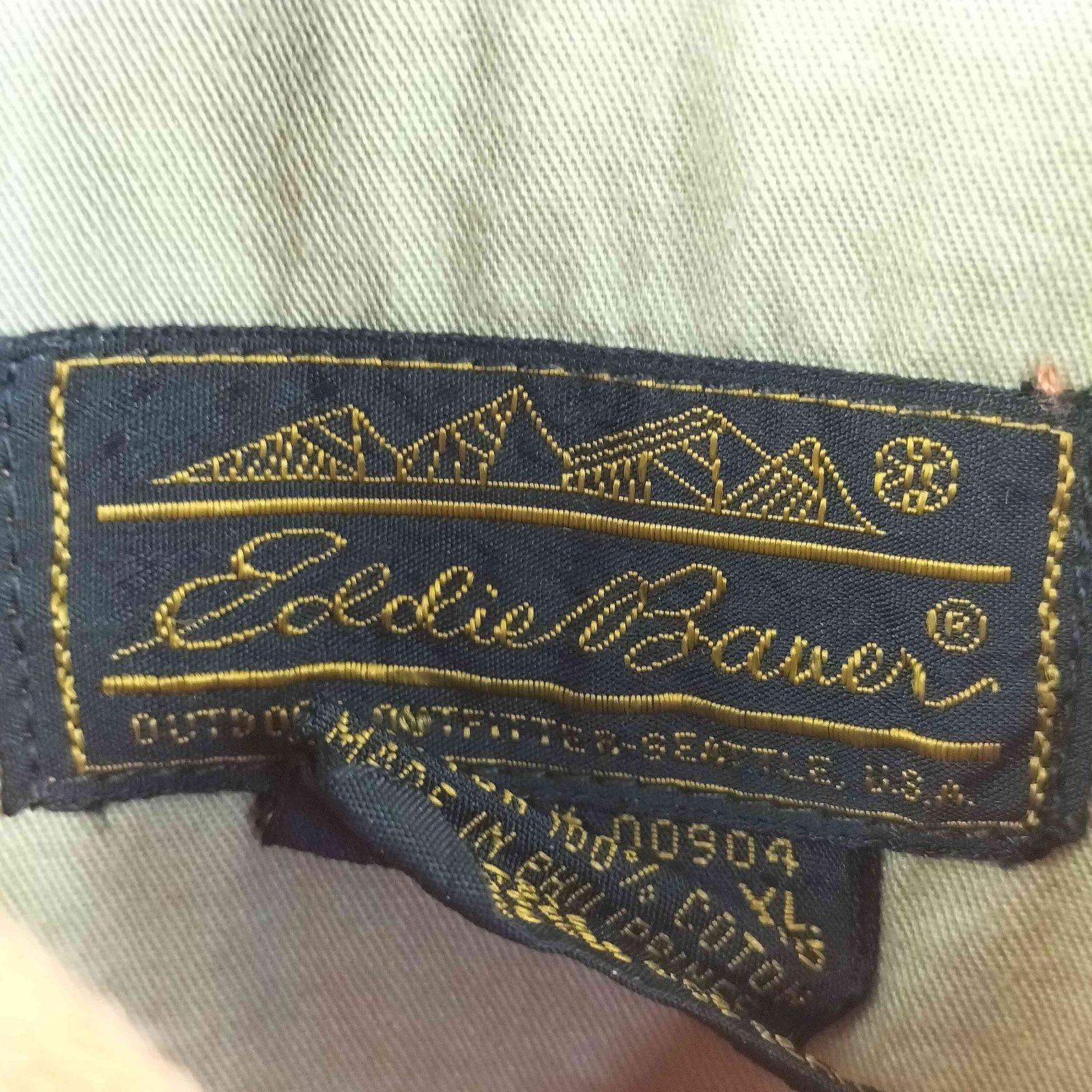 エディーバウアー Eddie Bauer 80s 黒タグ Rufton Twill フィッシング 