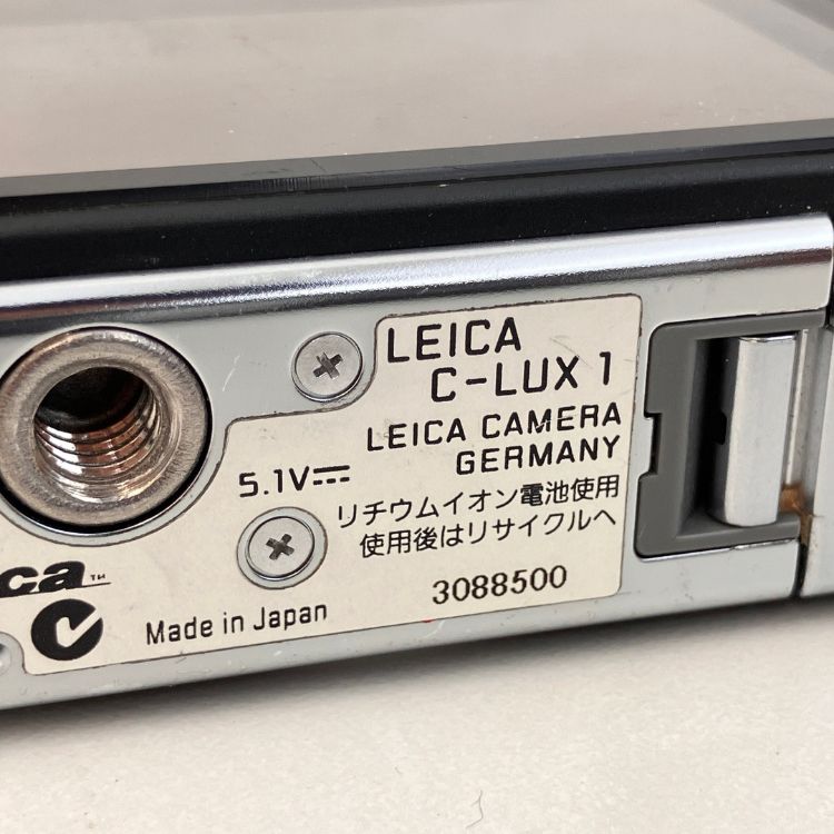 LEICA C-LUX1 コンパクトデジタルカメラ シルバー #1601 Leica C-LUX1 コンパクト デジタル カメラ コンデジ ライカ ジャンク