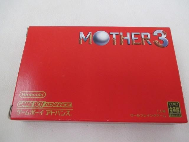 良品 ゲーム ゲームボーイアドバンス ソフト MOTHER 3 マザー 3 動作品 箱・取扱説明書付き
