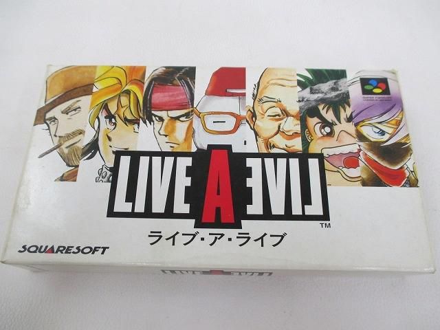 良品 ゲーム スーパーファミコン ソフト ライブ・ア・ライブ 箱・取扱説明書・ハガキ付き
