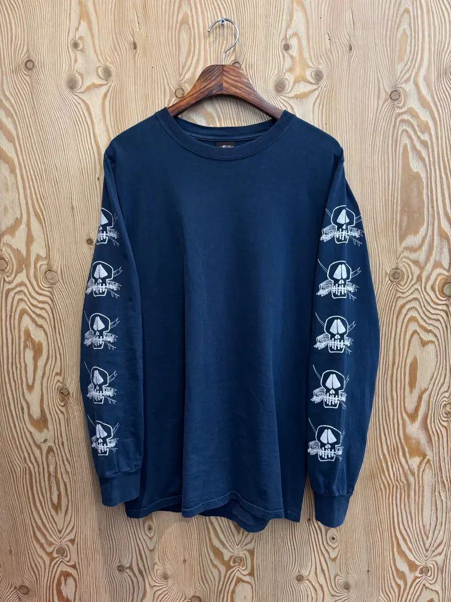 STUSSY FOILS PIGMENT DYED LONG SLEEVE