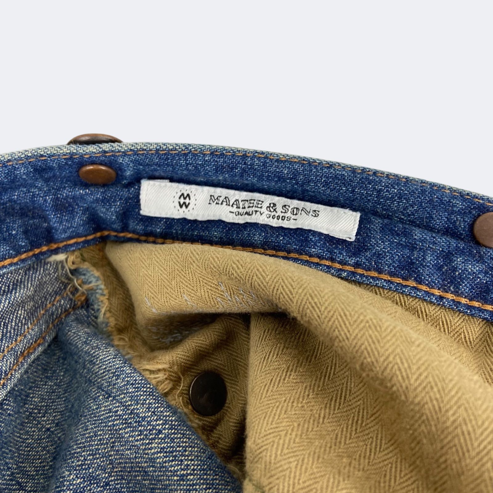 MAATEE&SONS DENIM 4PK 26SS Vintage Blue マーティーアンドサンズ