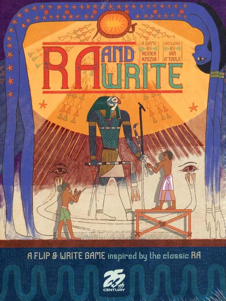 【中古】ボードゲーム ラー・アンド・ライト 英語版 (RA and Write)