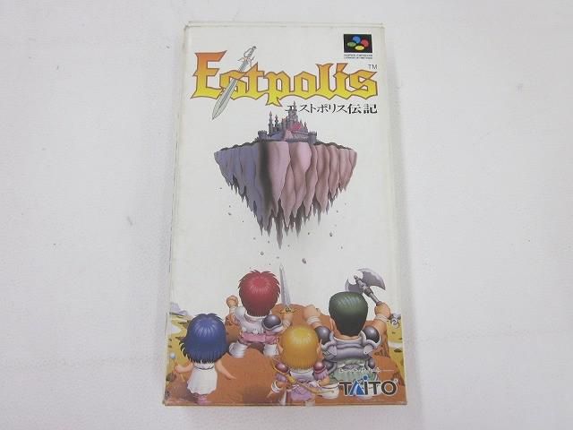 中古品 ゲーム スーパーファミコン ソフト エストポリス伝記 箱・取扱