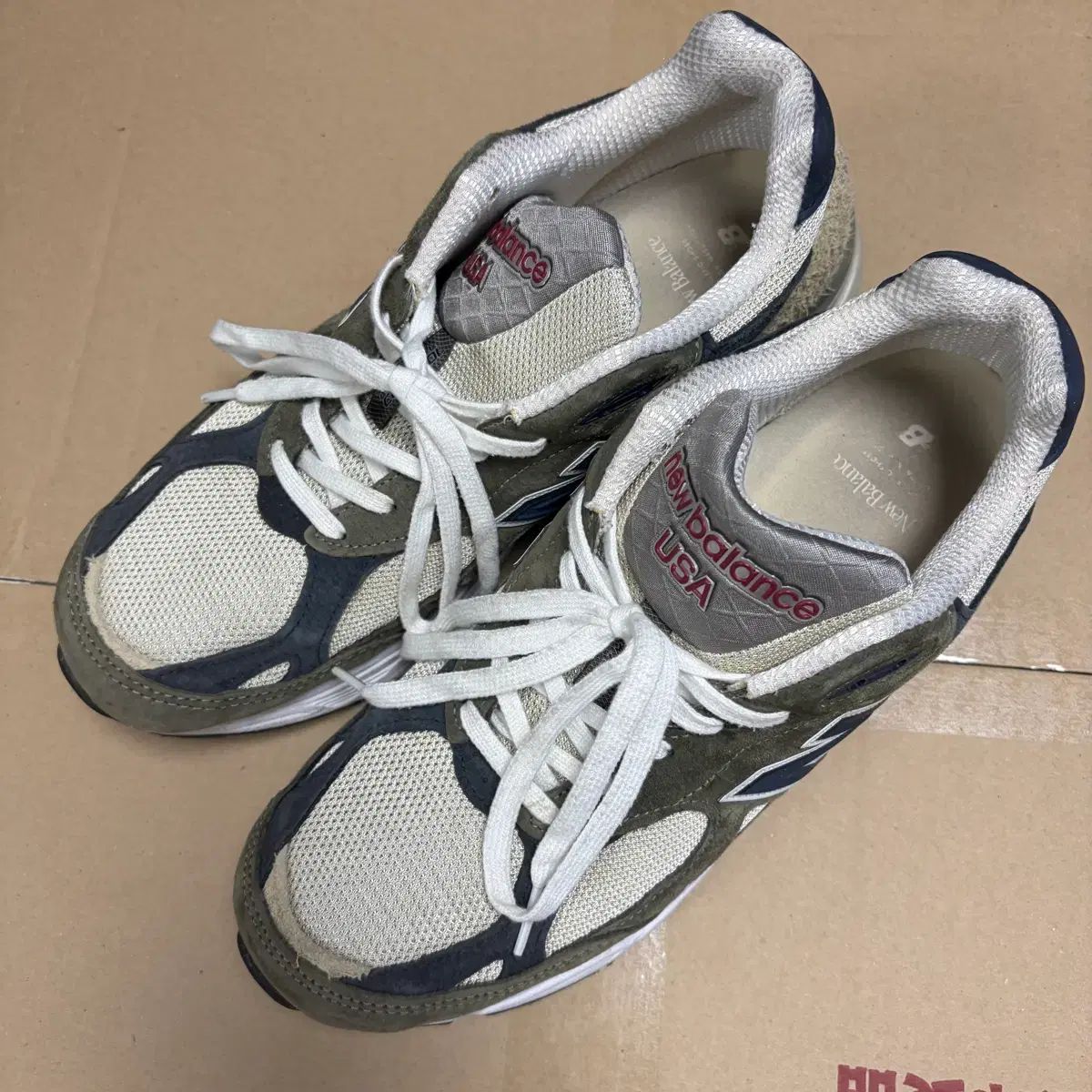 ニューバランス 990v3 オリーブ 275