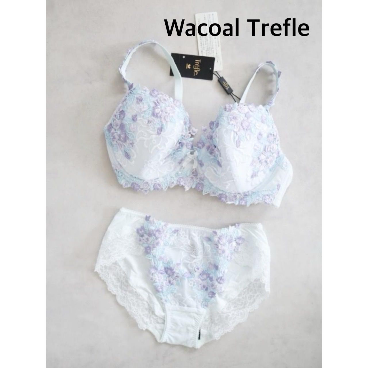 【新品】Wacoal Trefle　ワコールトレフル　ブラジャー＆ショーツ　日本製 F75/L 6467233