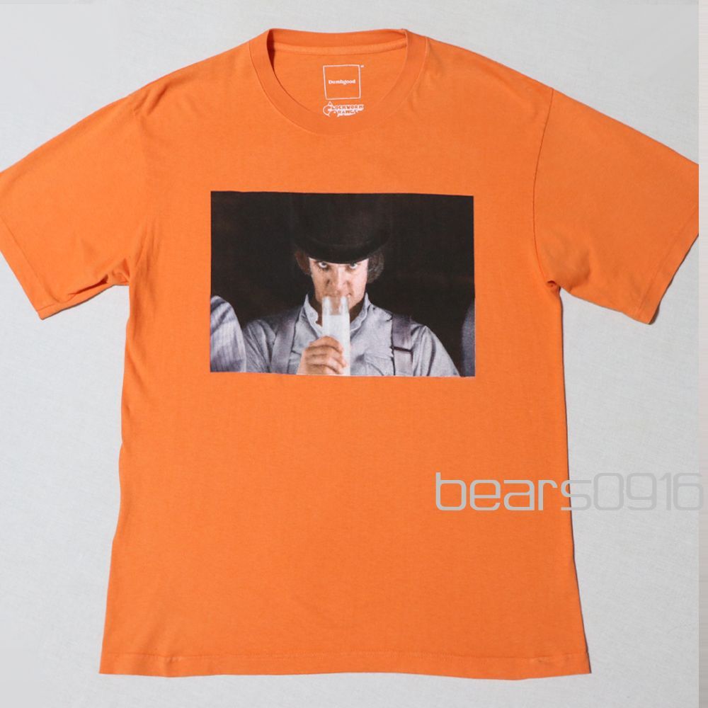 時計じかけのオレンジ Tシャツ メンズ M クロックワークオレンジ 両面プリント フォトプリント ヴィンテージ 映画T オレンジ ムービー 古着 アメリカ製 USA製 美品 アメリカ購入