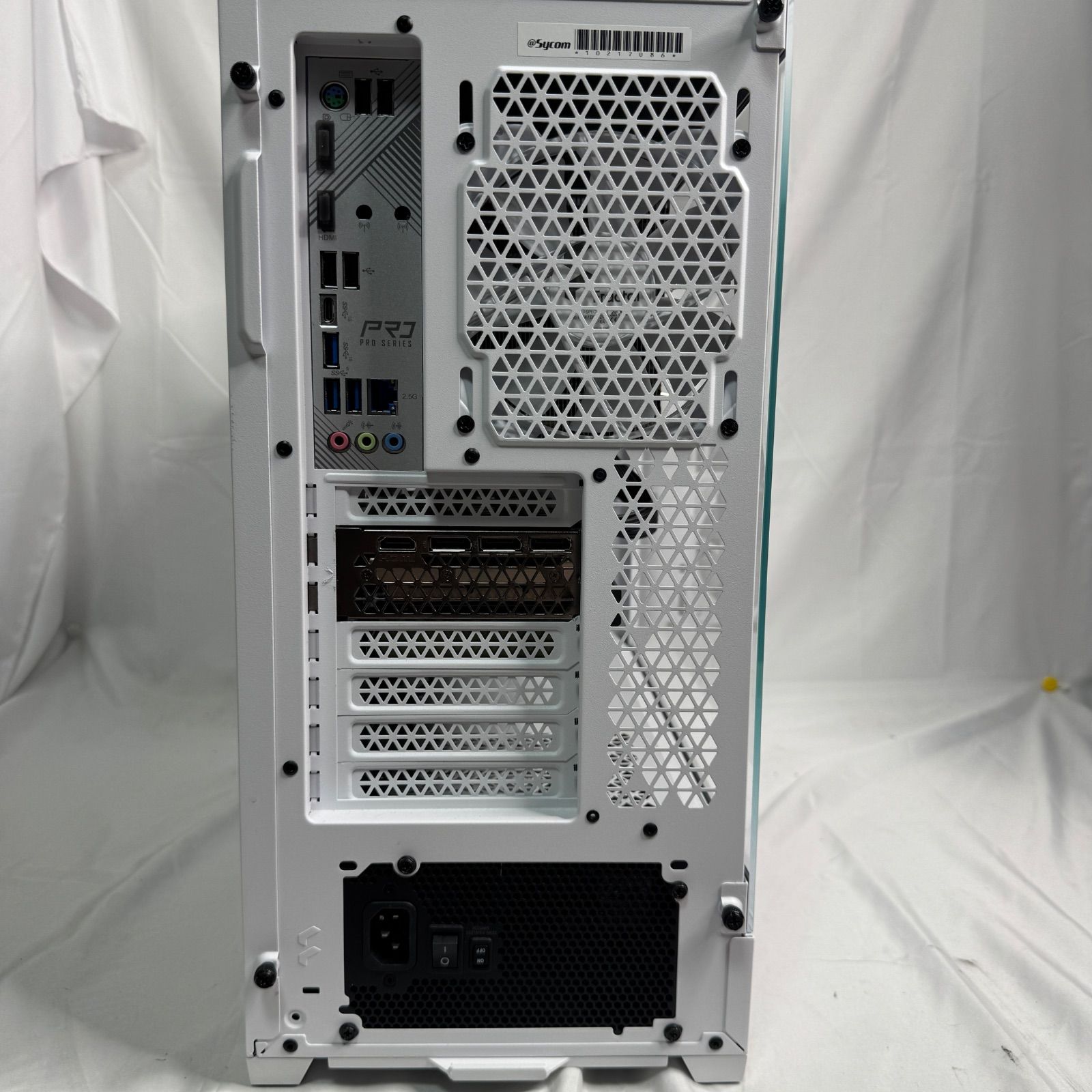 ジャンク】Sycom ゲーミングデスクトップPC RTX4070Ti 12GB / Z790 Pro