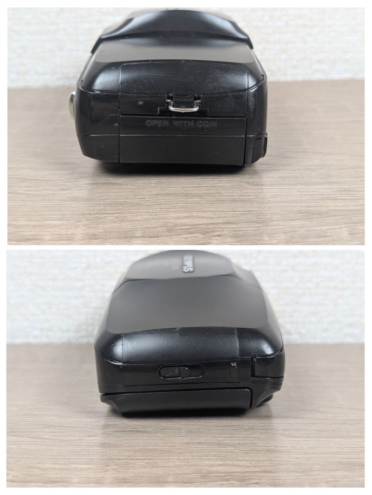 完動品】OLYMPUS μ ZOOM DELUXE ブラック オリンパス ミュー ズーム