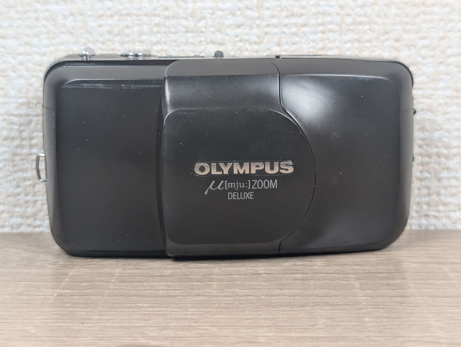 完動品】OLYMPUS μ ZOOM DELUXE ブラック オリンパス ミュー ズーム