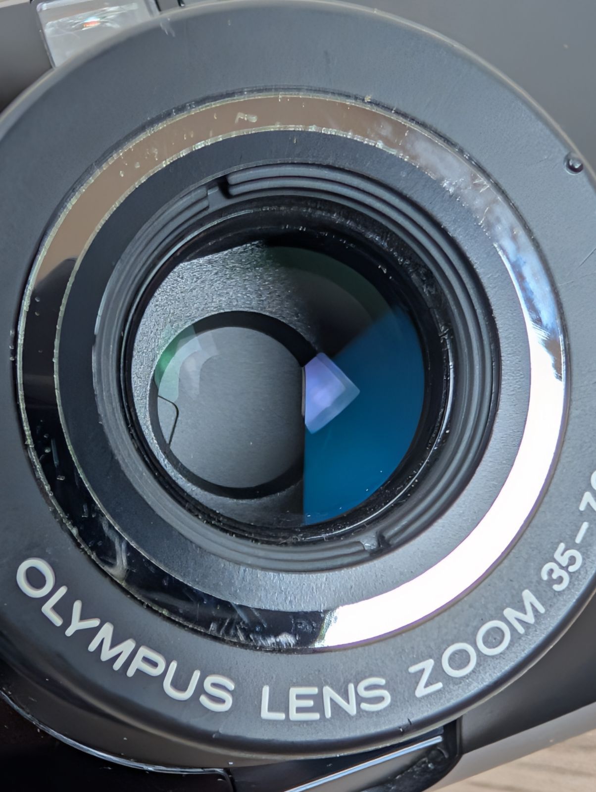 完動品】OLYMPUS μ ZOOM DELUXE ブラック オリンパス ミュー ズーム