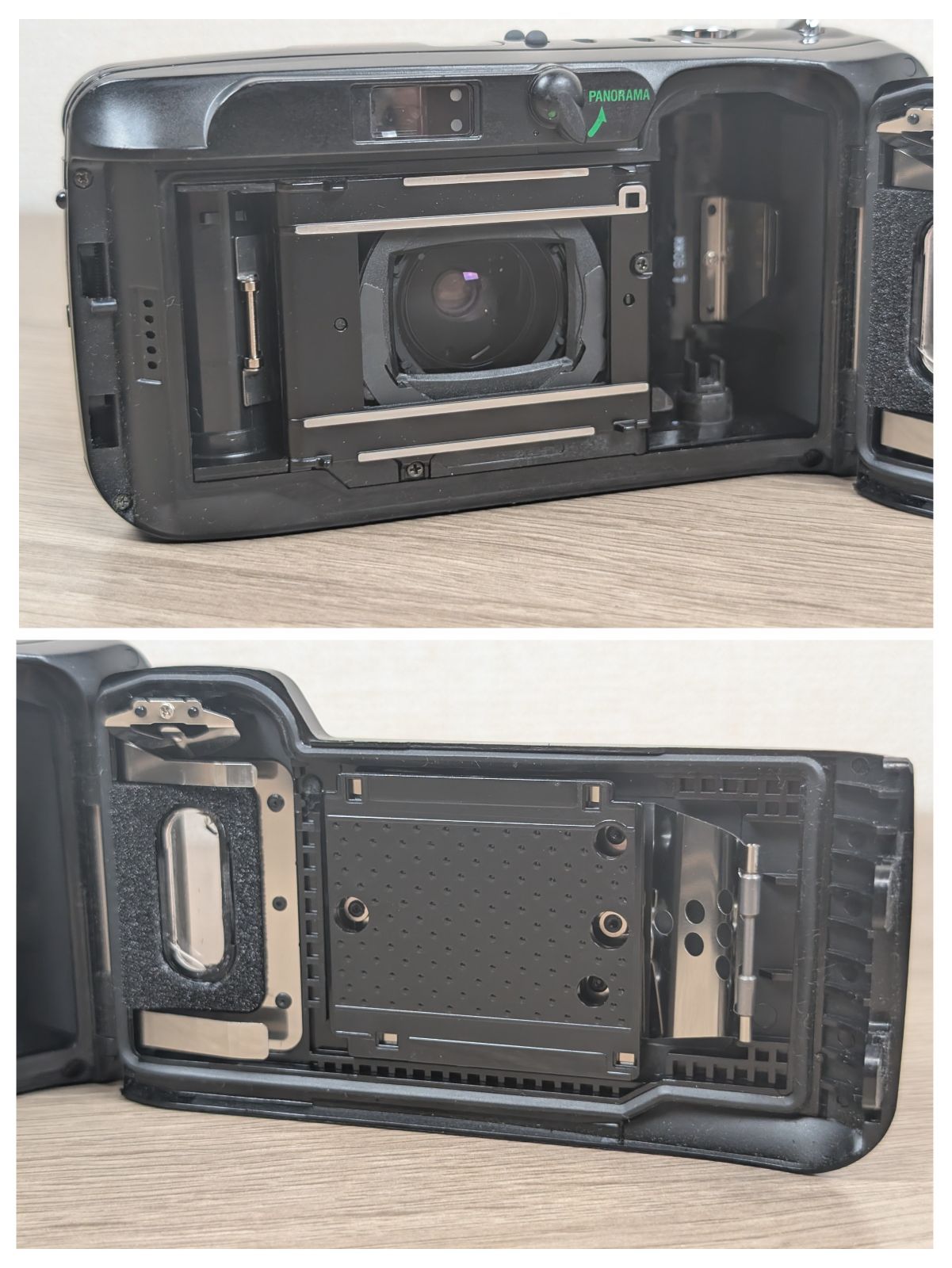完動品】OLYMPUS μ ZOOM DELUXE ブラック オリンパス ミュー ズーム