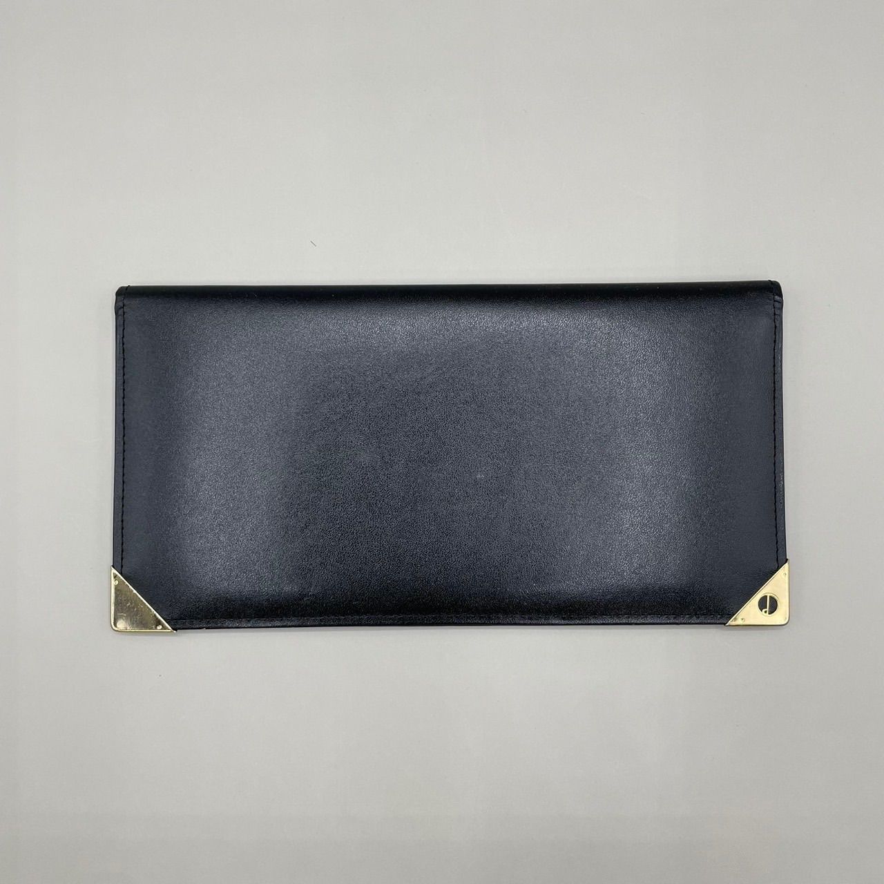 極美品　Dunhill　ダンヒル　長財布　お札入れ　ゴールド金具　ロゴ　メンズ　レザー　黒　ブラック