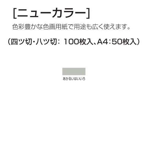特価商品 アーテック ニューカラー 4切100枚 15113 明るい灰色