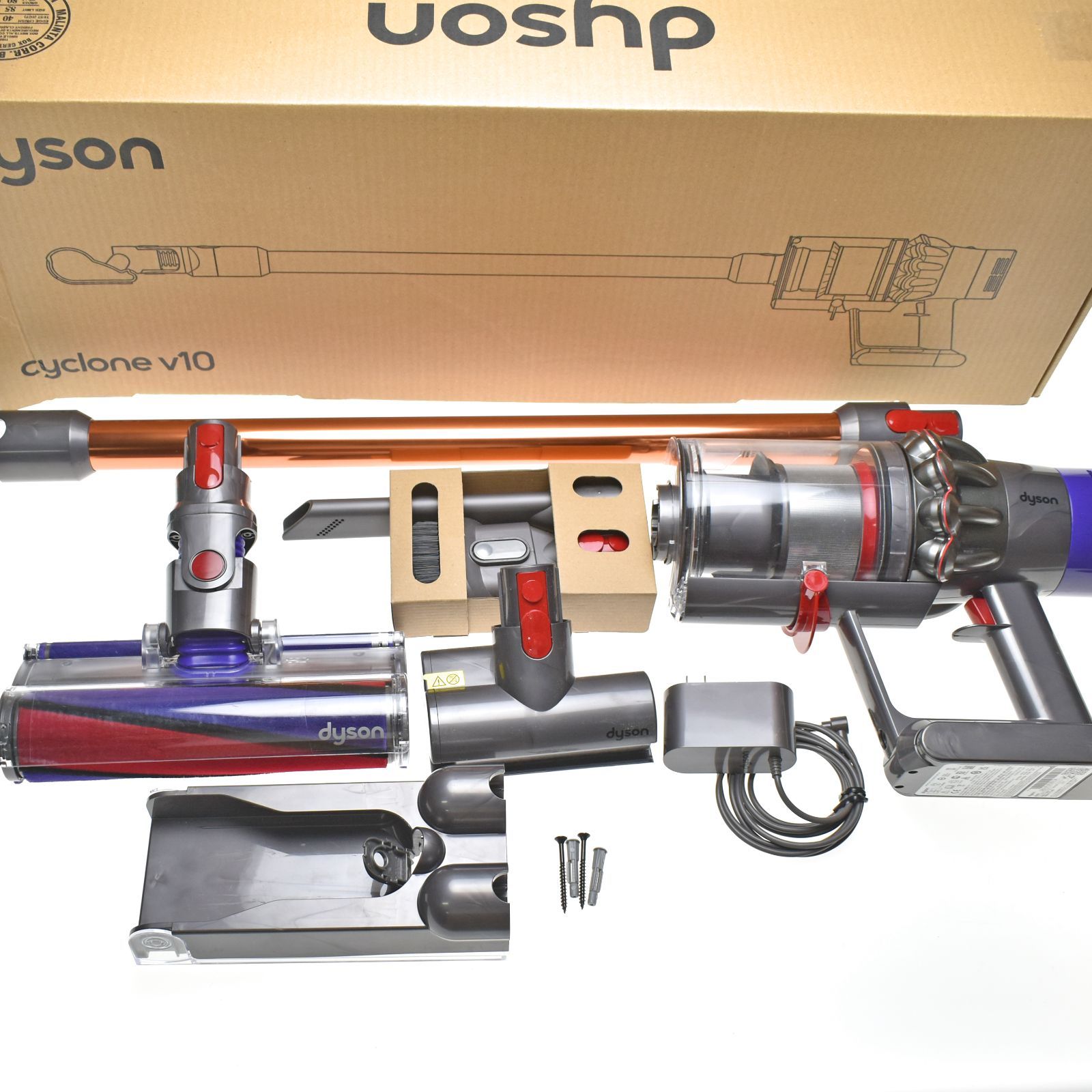 【中古】Dyson ダイソン Cyclone V10 Fluffy SV12 FF LF