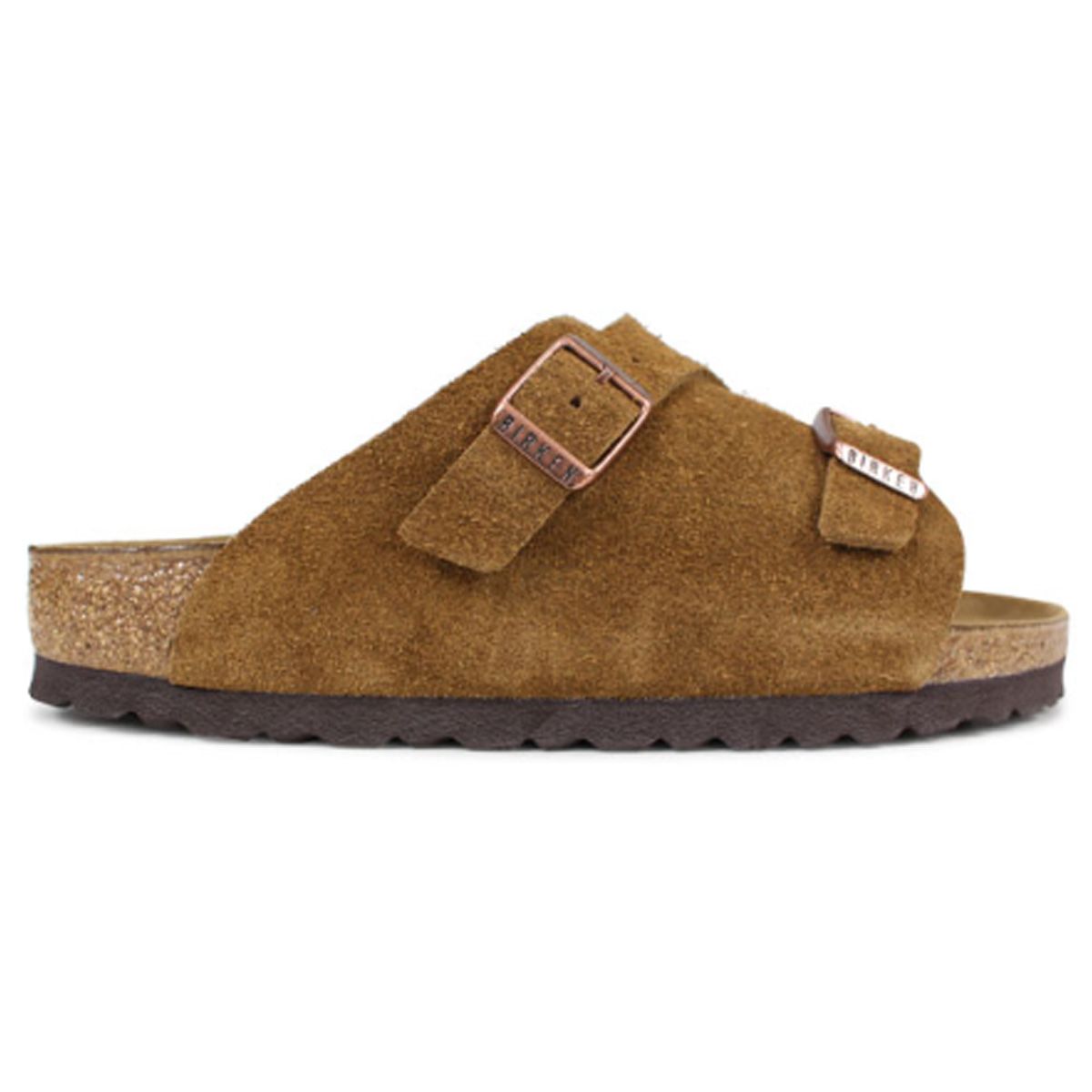 ビルケンシュトック BIRKENSTOCK チューリッヒ メンズ レディース ZURICH ビルケン サンダル 細幅 普通幅、ブラウン(N/L)