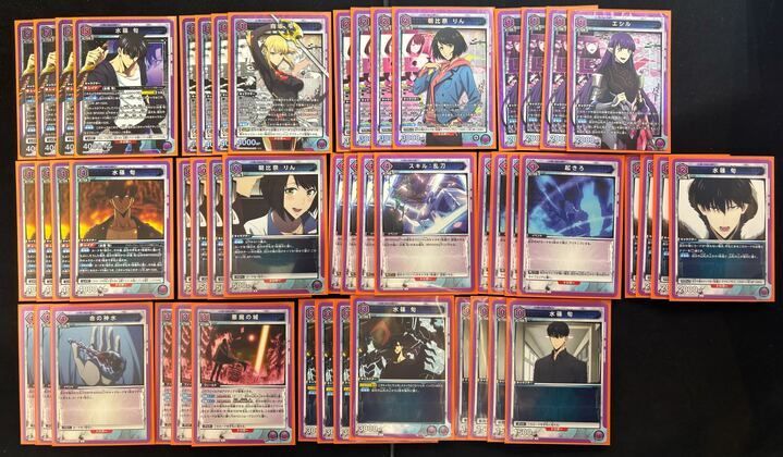 デッキ】俺だけレベルアップな件 紫 悪魔の城【UNION ARENA】 ユニアリ