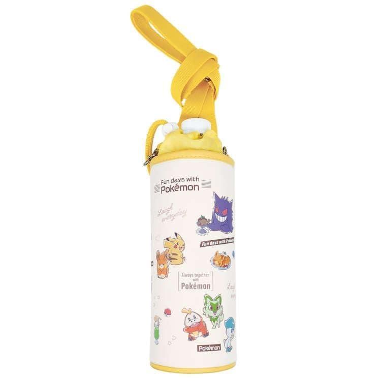 特価商品 カミオジャパン ポケットモンスター ボトルケース カフェロゴ整列 ボトルカバー ボトル入れ 飲み物ケース 051088